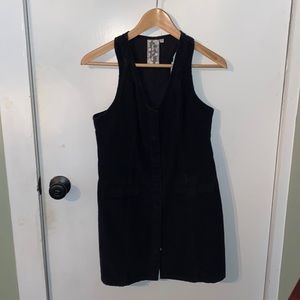 Cute black corduroy jumper! Size small